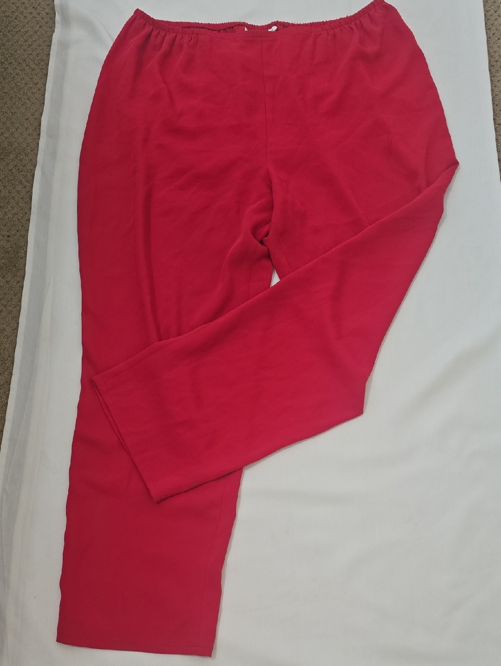 Caronile Rose Pull On Pants 2X
